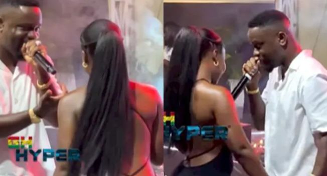 Sarkodie at it again!! As he calls on a single lady to dance with leaving his wife behind