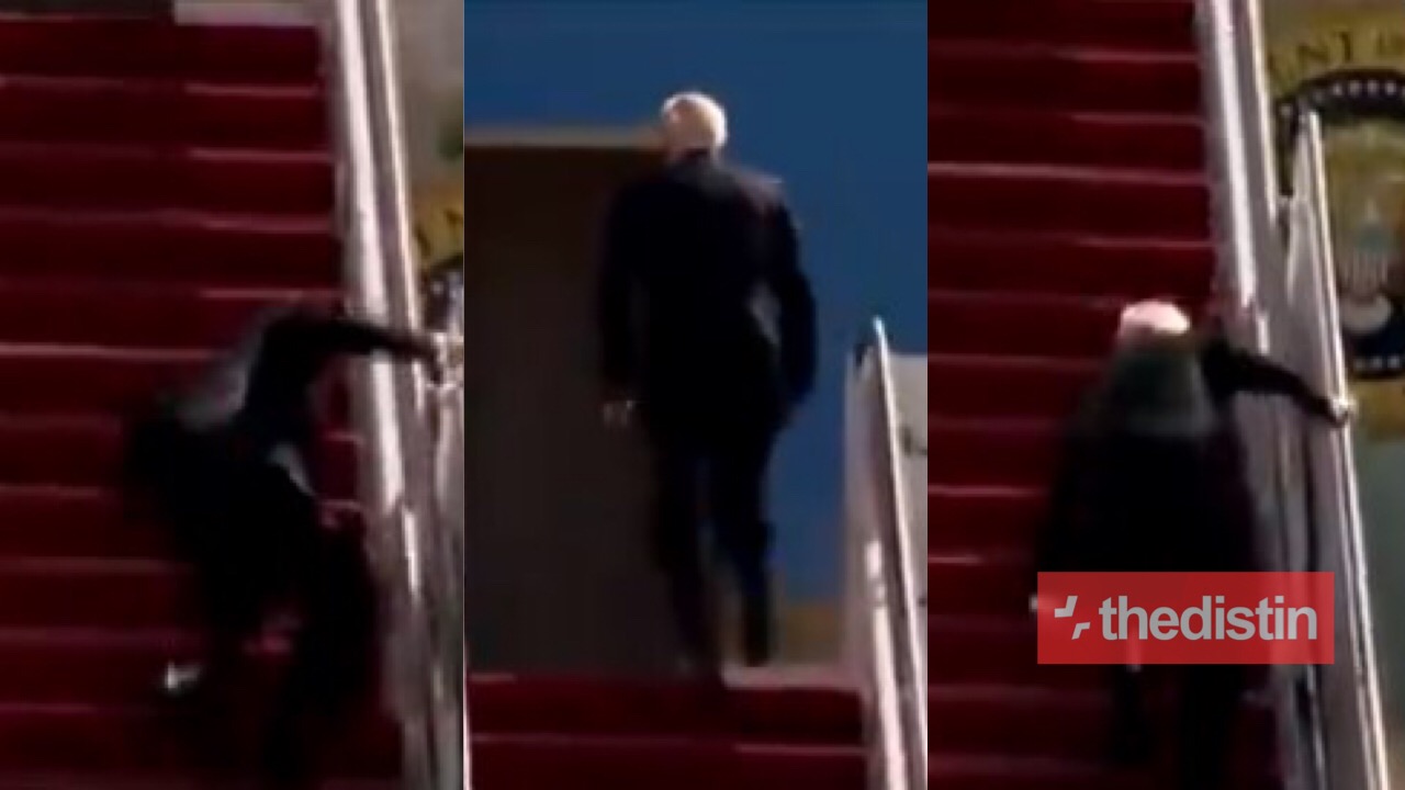 VIDEO: Joe Biden Falls Three Times Trying To Climb Stairs To Board Air Force One, Donald Trump Jr. Mocks Him Mercilessly