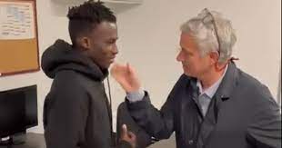 Video: Mourinho fulfills $800 Balenciaga shoe promise to Afena-Gyan