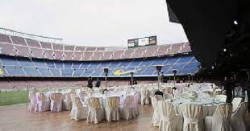 Expenses to lease Barcelona's Camp Nou for your wedding