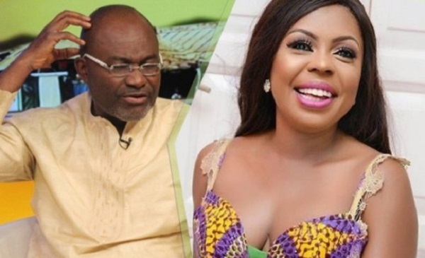 Afia Schwar begins another hamburger with Kennedy Agyapong