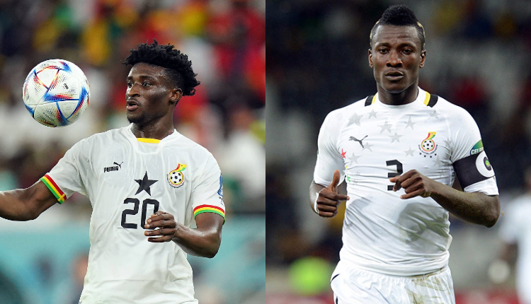 Black Stars Legend, Asamoah Gyan Reacted To Mohammed Kudus Goals Against Egypt