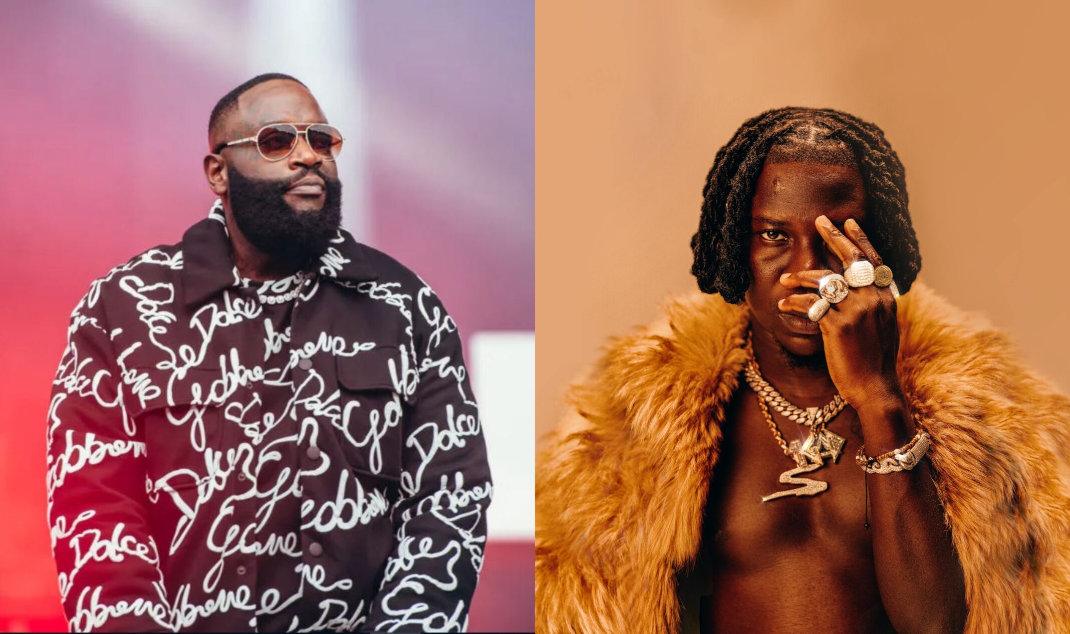 Rick Ross Set To Feature Stonebwoy On A New Project, Fans React 